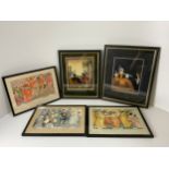 Framed Pictures - Images From Vevey Festivals and 2x Other Framed Prints