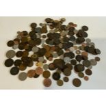 Box of Mixed Coinage to Include Victorian Pennies
