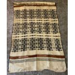 Woven Kilim Style Wall Hanging/Door Curtain/Rug - 193cm x 130cm