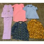 Diolen Vintage Orange Swirl Top and Other Vintage Clothes
