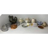 Jelly Moulds, Teddy Toast Rack and Other China