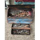 Tool Box and Contents - Vintage Tools
