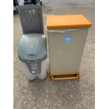 2x Plastic Waste Bins