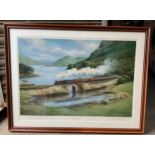 Framed Print Skye Boat Train by Don Breckon