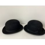 2x Bowler Hats