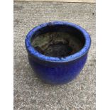 Glazed Planter - Diameter 27cm