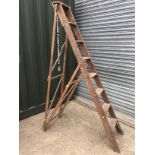 Wooden Folding Ladder