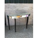 Mirrored Hall Table with Drawer