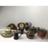 Vintage Platedware, Clocks and Royal Doulton China etc