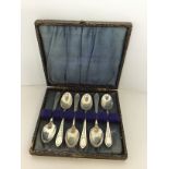 Cased Silver Teaspoons (Sheffield 1935)