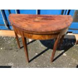 Victorian Mahogany Inlaid Card Table