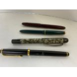 4x Fountain Pens