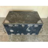 Tin Trunk with Handles (No Key)