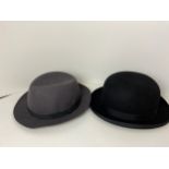 Boxed Bowler Hat and Trilby - Size 6 7/8ths