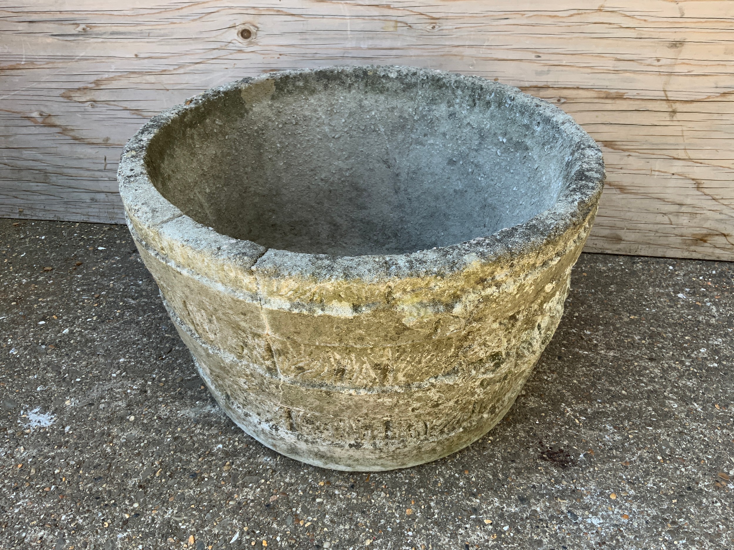 Circular Concrete Planter - 44cm Diameter