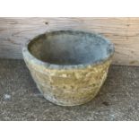 Circular Concrete Planter - 44cm Diameter