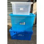 3x Storage Boxes