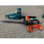 WITHDRAWN - Electric Chainsaw and Hedge Trimmer