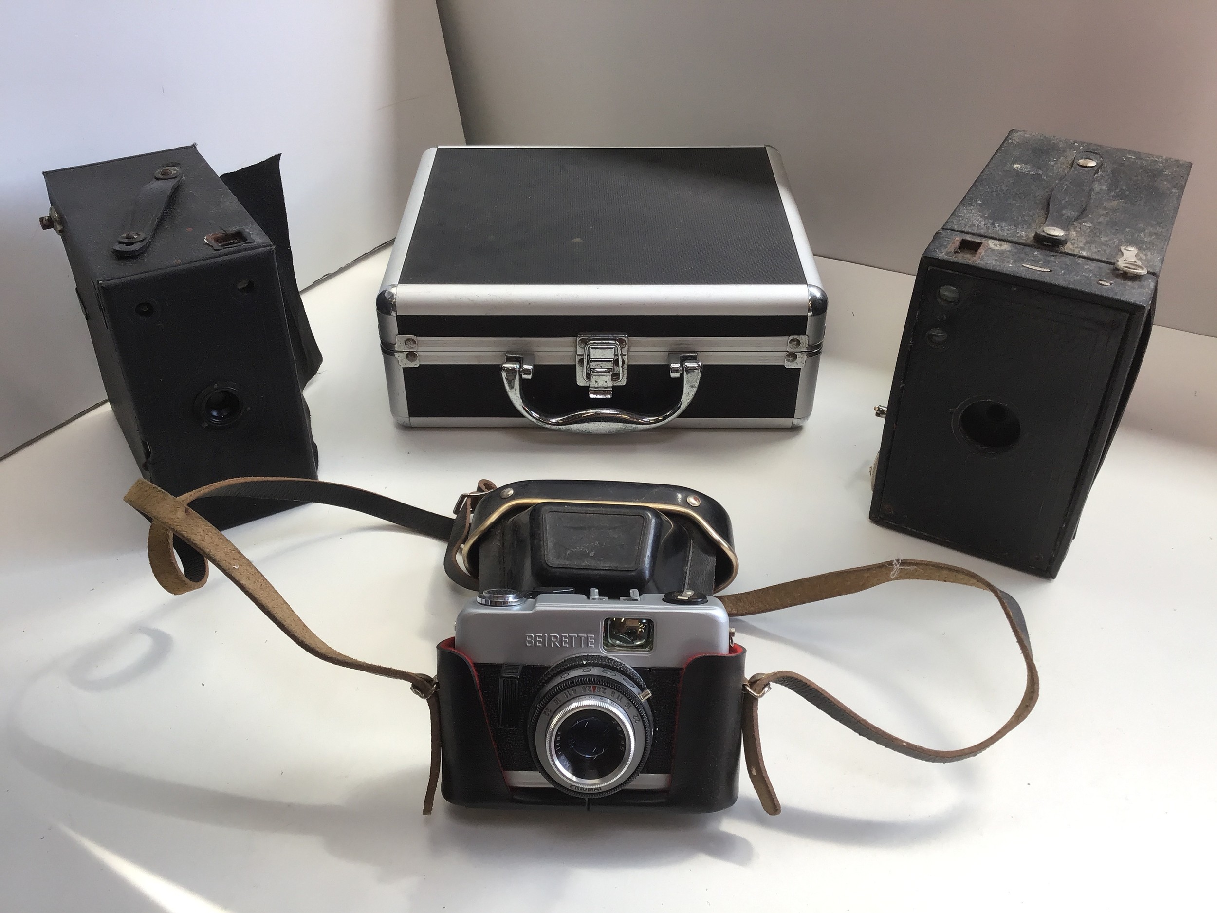 Box Cameras, Beirette Camera and Case