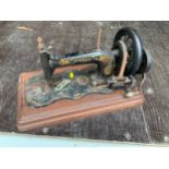 Hand Cranked Singer Sewing Machine