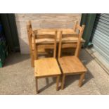 Mexican Pine Table and Chairs