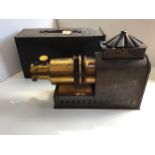 Victorian Magic Lantern with Separate Case