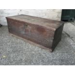 19th Century Oak Blanket Box - 90cm W x 40cm D x 34cm H