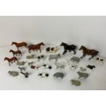 Collection of Metal Farm Animals