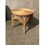 Bamboo Table - 70cm D x 63cm H