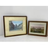 Framed Pictures - Pilton Street and Seashore