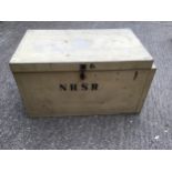 Wooden Trunk - L81cm x W46cm x H47cm