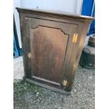 Oak Corner Cupboard