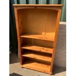 Pine Bookshelves - 87cm W x 153cm H