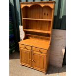 Pine Dresser - 90cm W x 45cm D x 190cm H