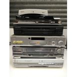 Quantity of Electricals - JVC VHS Recording HiFi Stereo, Hitachi Tape Navigation System, Hitachi