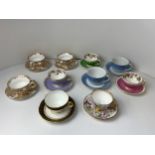 Collection of Tea Cups and Saucers