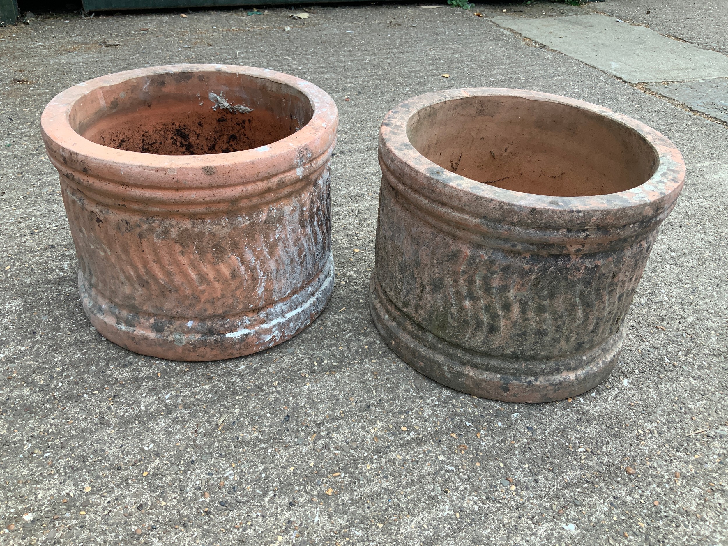 Pair of Terracotta Planters