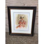 Signed Framed Limited Edition Print - Fox - Lelia Winslade - 6/100