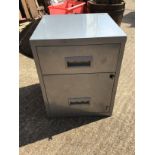 Two Drawer Metal Filing Cabinet