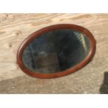 Oval Inlaid Mirror