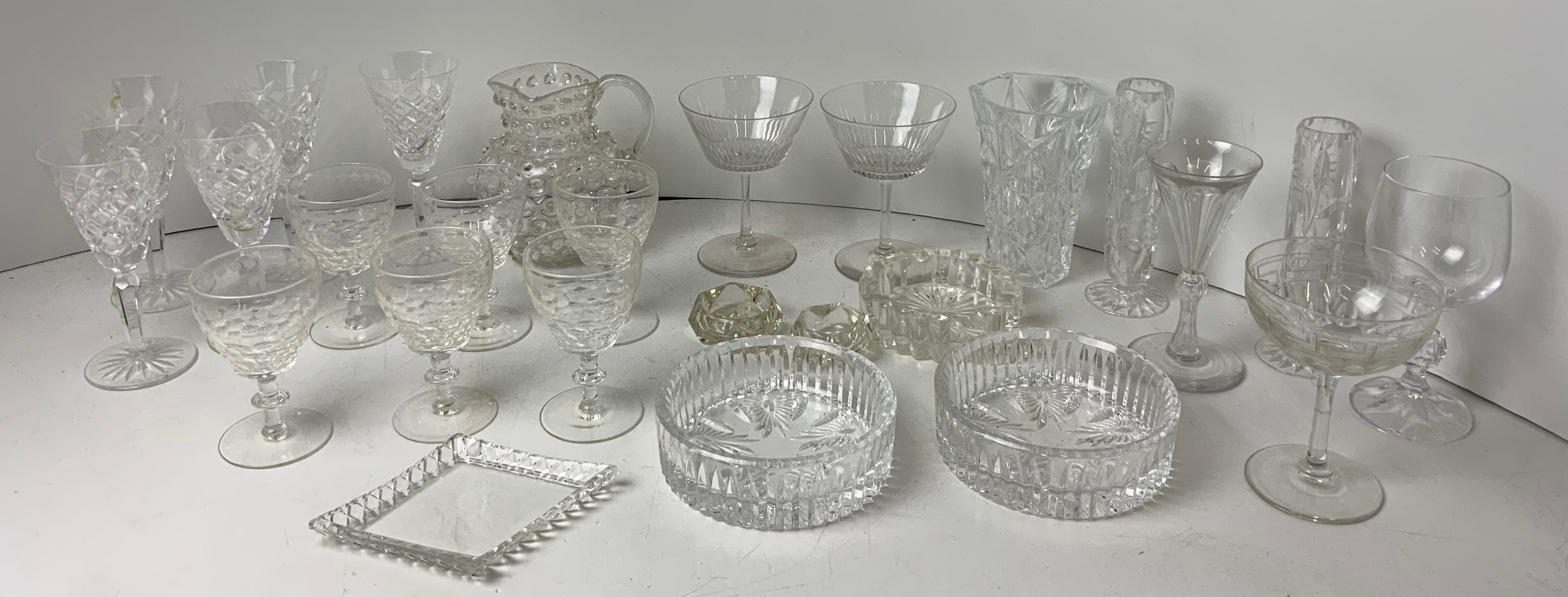 Glassware, Glasses, Vases and Bowls etc