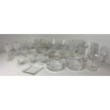 Glassware, Glasses, Vases and Bowls etc