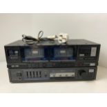 Pioneer Stereo Double Cassette Tape Deck Amplifier