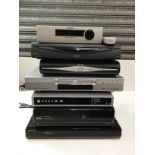 Quantity of Electricals - Samsung RAM/RW/R, Amstrad 4&8 Hour Play/Record, Hitachi DVD/CD/Video