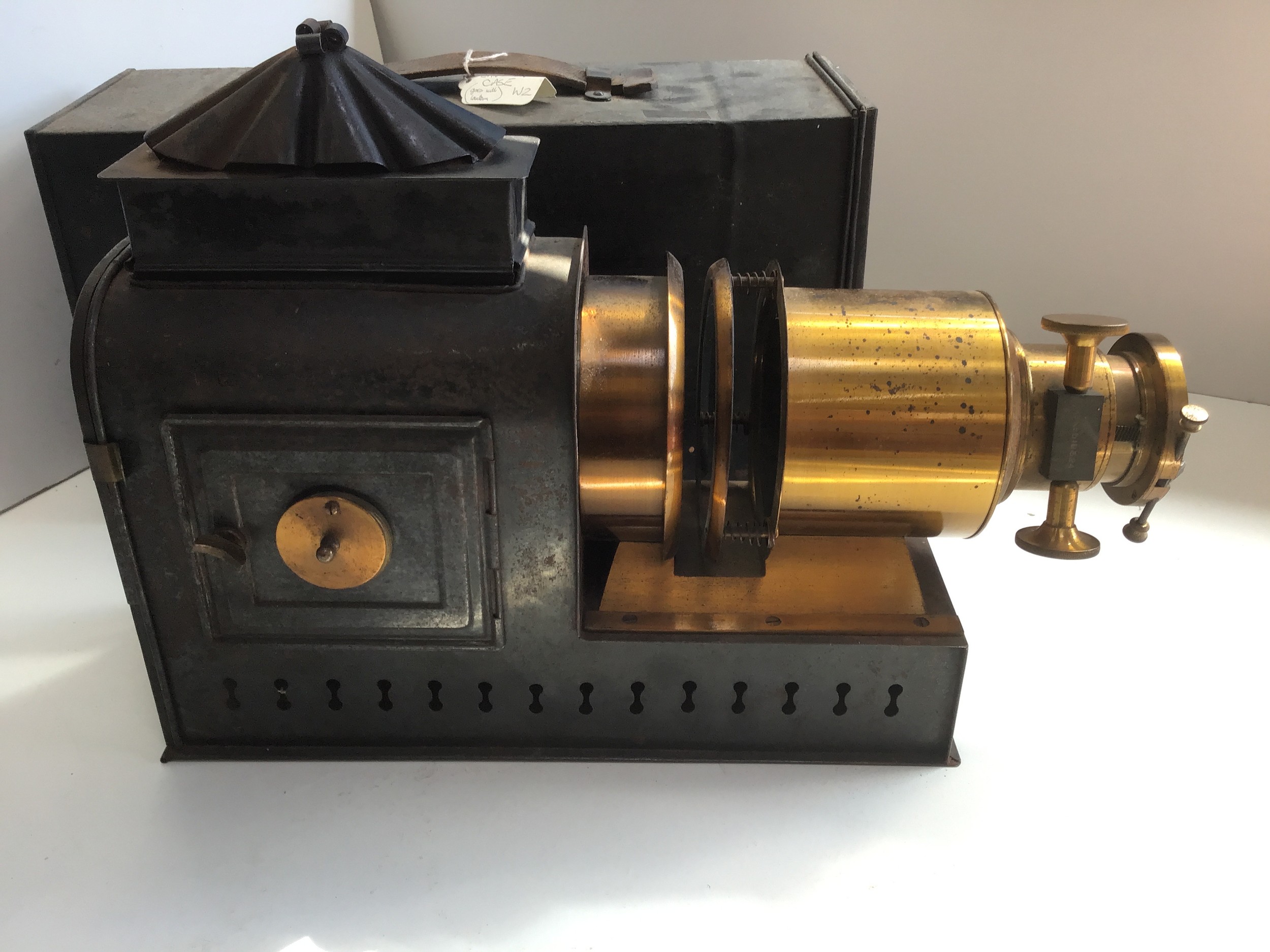 Victorian Magic Lantern with Separate Case - Image 2 of 2