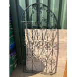 Arch Top Metal Garden Gate - 78cm W x 180cm H
