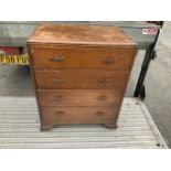 Oak Chest of Drawers