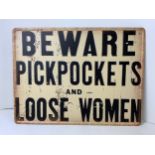 Reproduction Metal Sign - Pickpockets