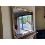 Gilt Framed Mirror - 80cm x 90cm