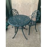 Metal Garden Table and Chairs